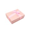 Krabička s mašlí 7x9x3 cm světle růžová