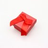 Krabička s mašlí 5x5x3,5 cm červená