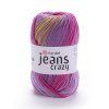 Jeans Crazy 8217 fialová, růžová, hnědá