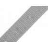 Popruh polypropylénový 3 cm neutrální šedý