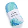 Adore Dream 1059 modrá, mintová, zlatožlutá
