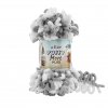 příze Puffy More Plus 8008 bílá, šedá