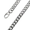 Řetízek s karabinou 120 cm, 12 mm nikl