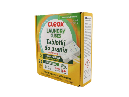 CLEOX tablety na pranie univerzálne 24ks