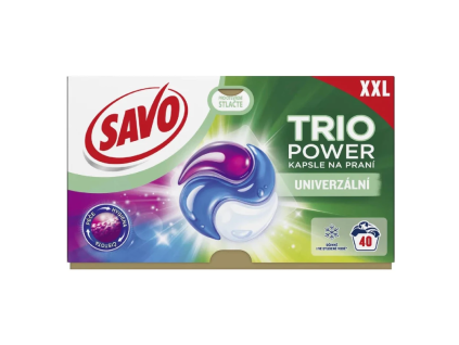 SAVO Trio Power Universal kapsule na pranie 40 ks