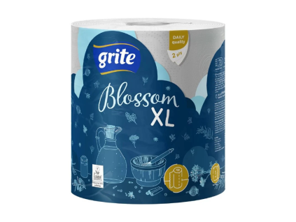 Papierová kuchynská utierka Grite Blossom XL, 100% celulóza 2vrst. 1ks