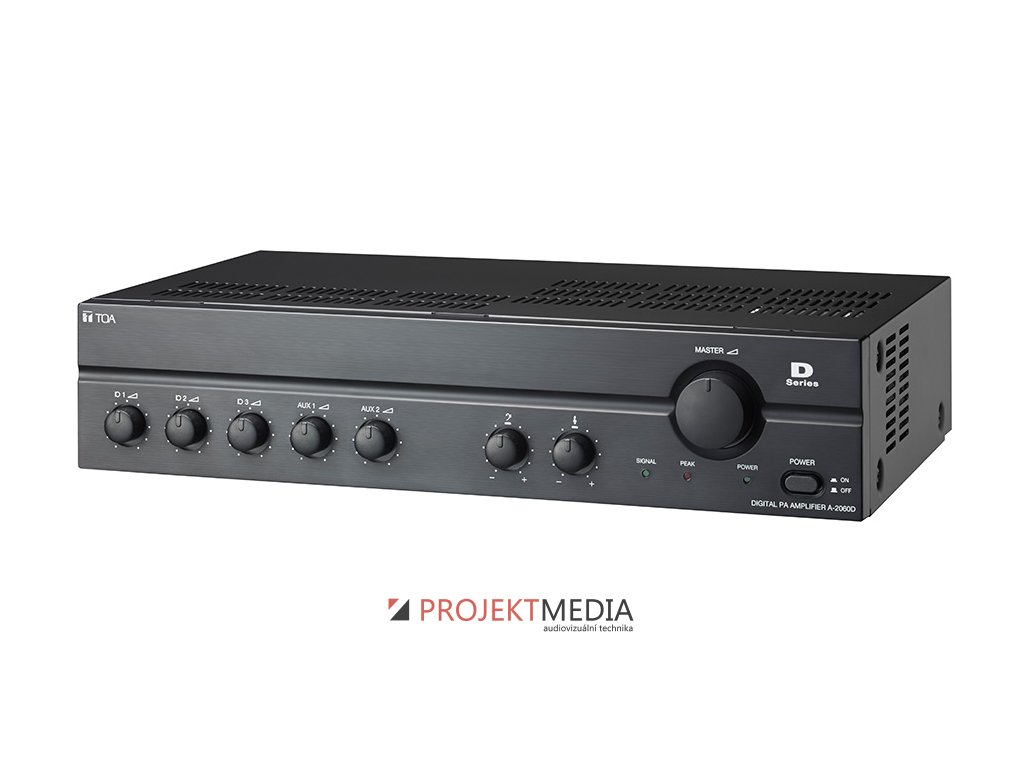 A-2240DD Mixážní zesilovač 240W pro 100V TOA