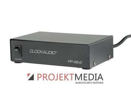 41809 pp 2 48v phantom power injektor 2kanalovy napajeni 230vac clockaudio