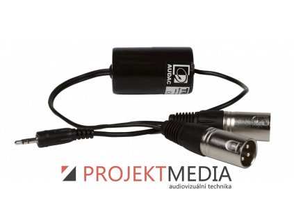 23828 audac tr2080 stereo groundloop isolator 3 5mm jack male 2 x xlr male