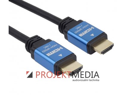 PremiumCord Ultra kabel HDMI 2.0b kovové, 1m