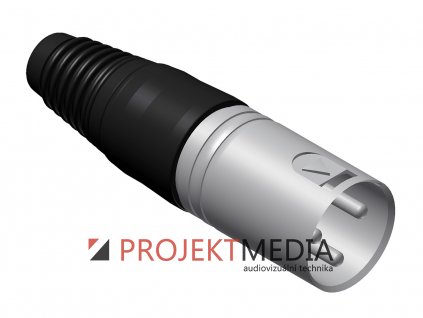 41151 1 vc3mx panelovy konektor xlr m 3pin procab