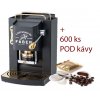 Faber Pro Deluxe BLACK na přípravu E.S.E. POD espressa  - profesionální kávovar + 600ks POD kávy