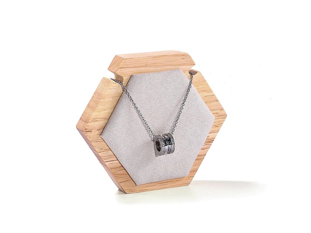 Stojánek, stojan na šperky octagon béžový