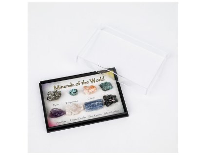 Mini sbírka minerálů svět (druhá jakost)