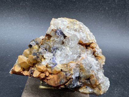 Molybdenit, fluorit, křemen - Krupka