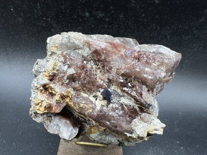 Cinvaldit, křemen, fluorit - Cínovec