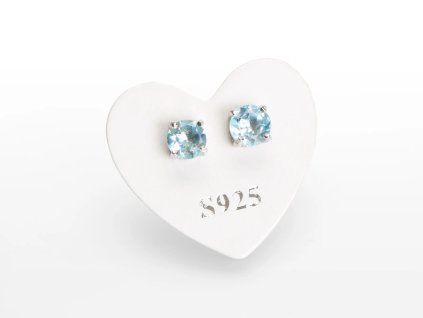 Náušnice topaz