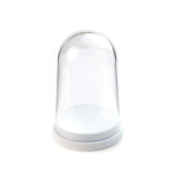 Plastové krabičky - Kopule Barva: Bílá