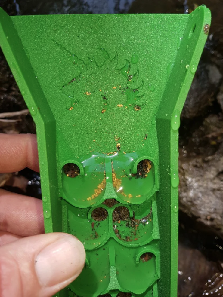 Mini Dream Mat kapesní splav na rýžování zlata Barva: Modrá