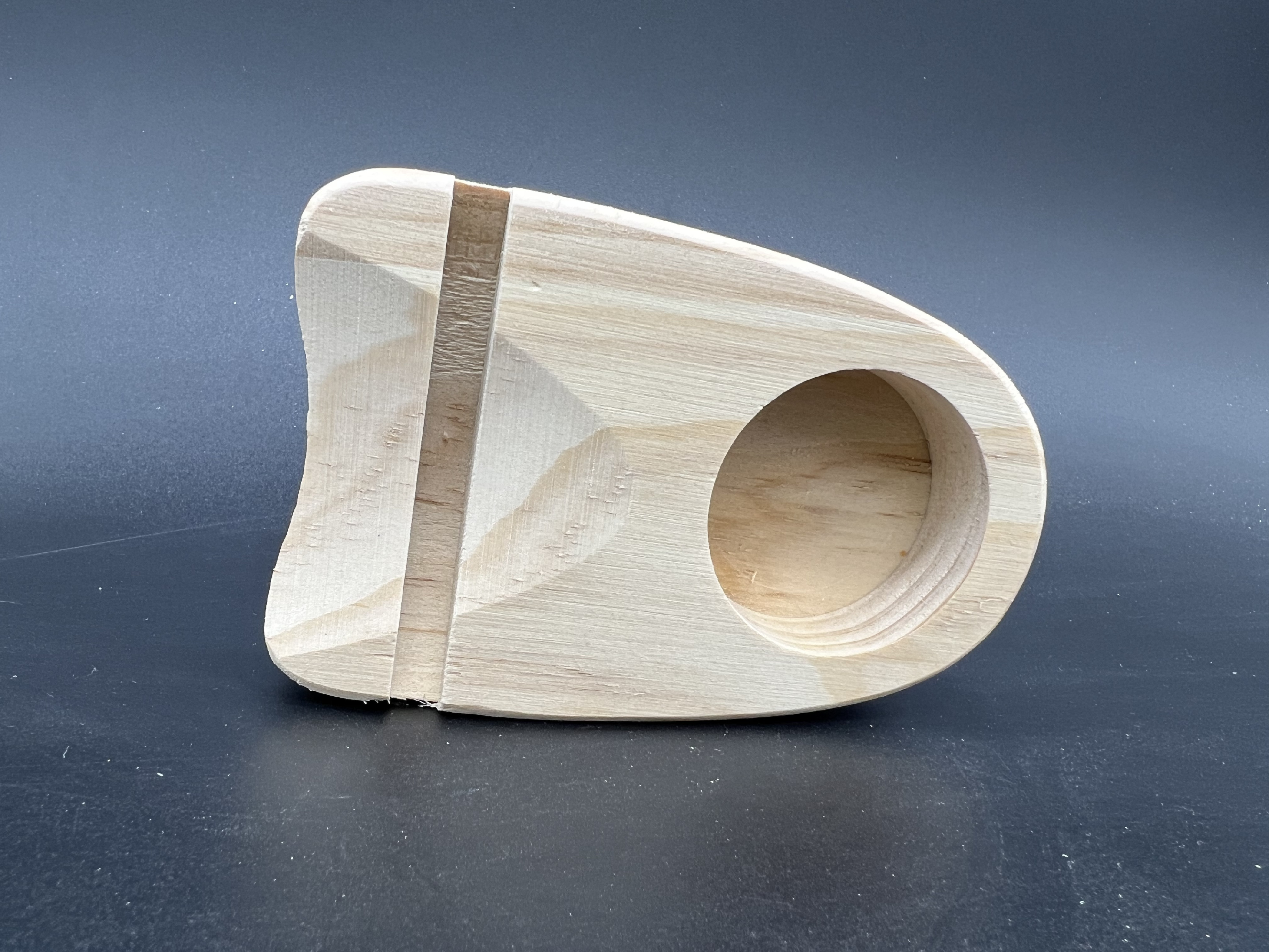 Achátový svícen s dřevěným podstavcem na čajovou svíčku Doplňky: Samostatný svícen s dřevěným podstavcem