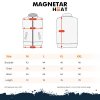 Rozměry vyhřívané pracovní vesta Magma