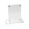 spectator card display stand with magnetic closure