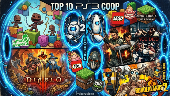 TOP 10 her pro dva na PS3 (2026): Split-screen a coop klasiky, které pořád baví