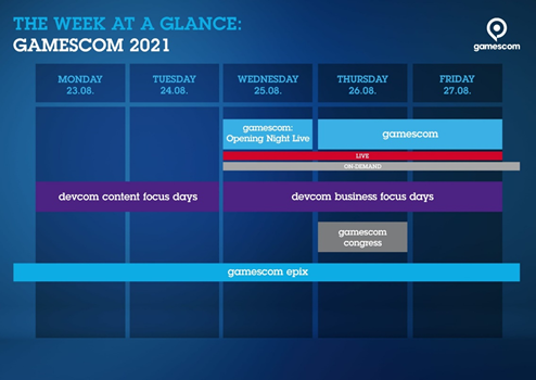 Gamescom 2021 - program