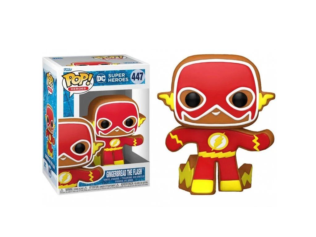 Merch funko pop 447 dc super heroes gingerbread flash nov za 389 k 