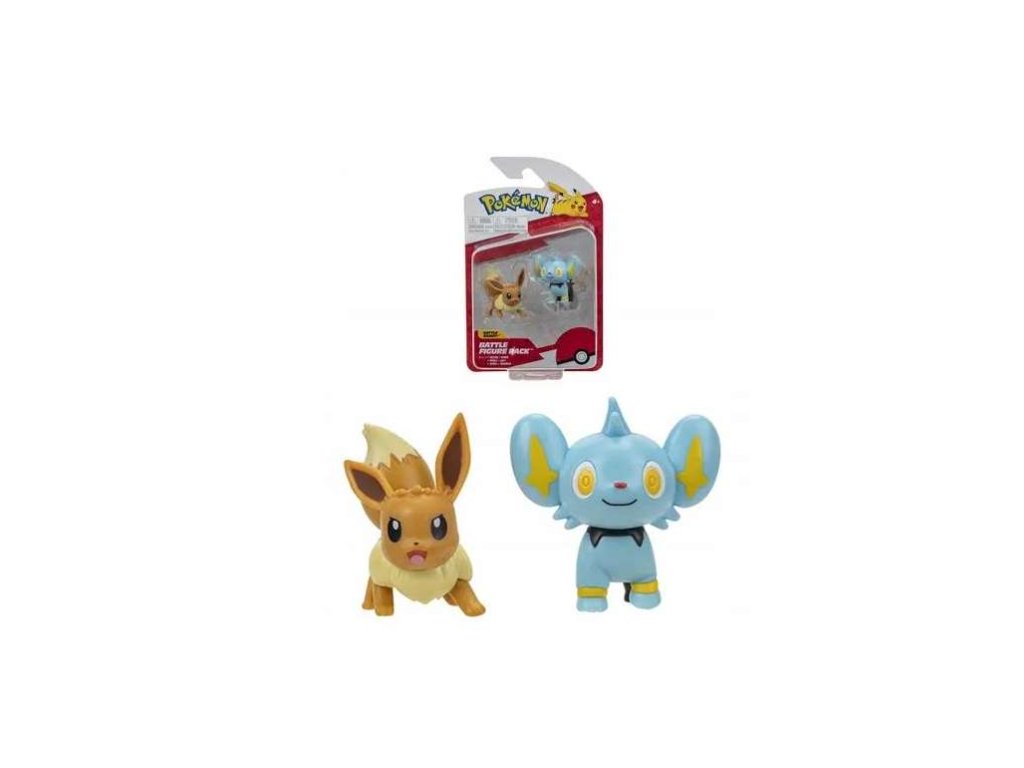 Toys Figurky Pokémon Shinx and Eevee 5cm Nové - Prokonzole.cz