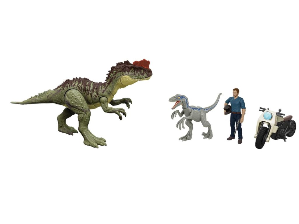 Jurský svět Yangchuanosaurus, Velociraptor Blue a Owen Nové za 898