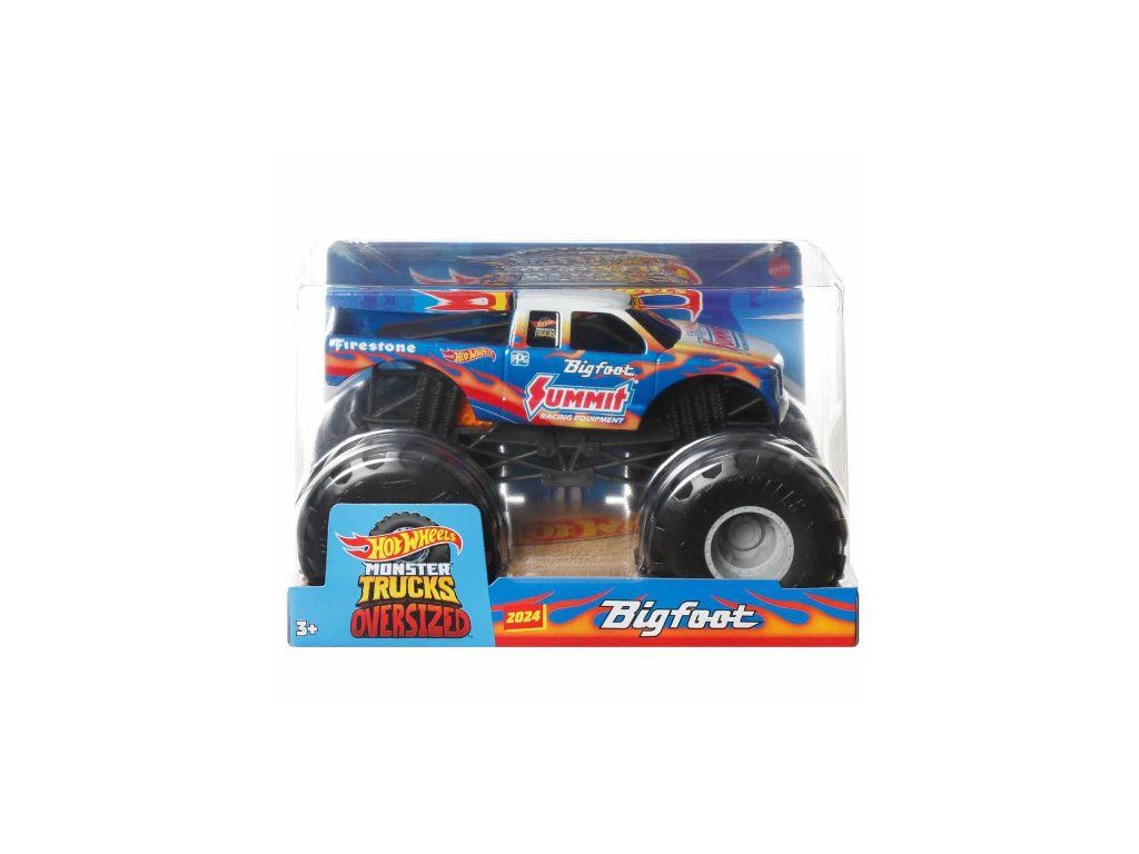 Hot Wheels Monster Trucks Oversized 2024 Bigfoot Nové - Prokonzole.cz