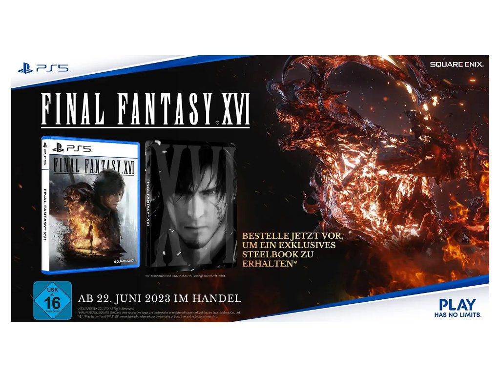 PS5 Final Fantasy XVI Steelbook Edition