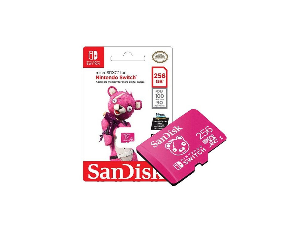 Fortnite Micro Sd 256 Switch Sd Card Nintendo Sandisk 256gb