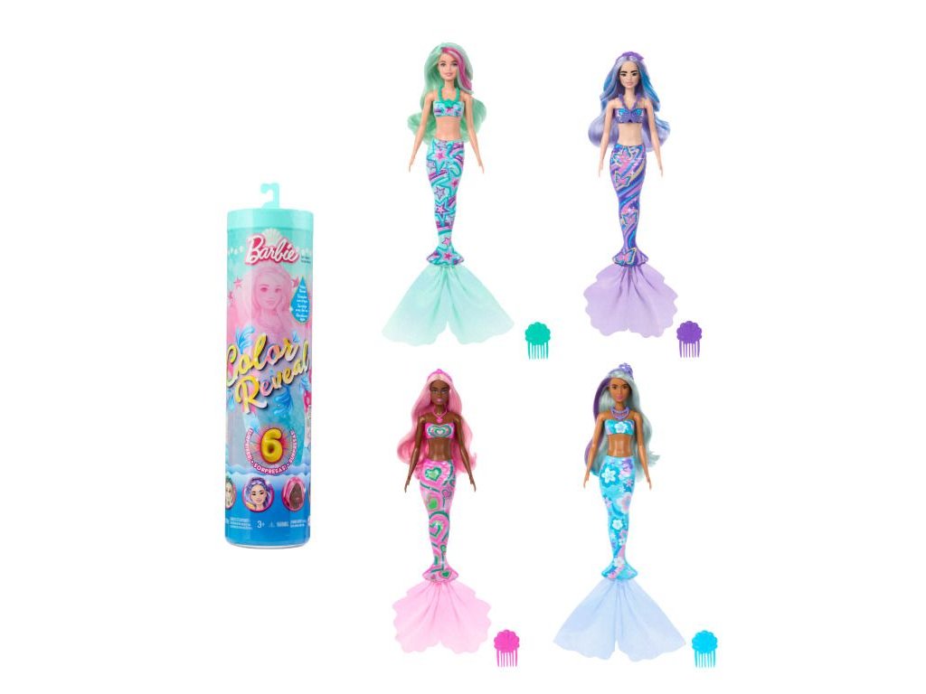 Barbie Color Reveal Mořská panna