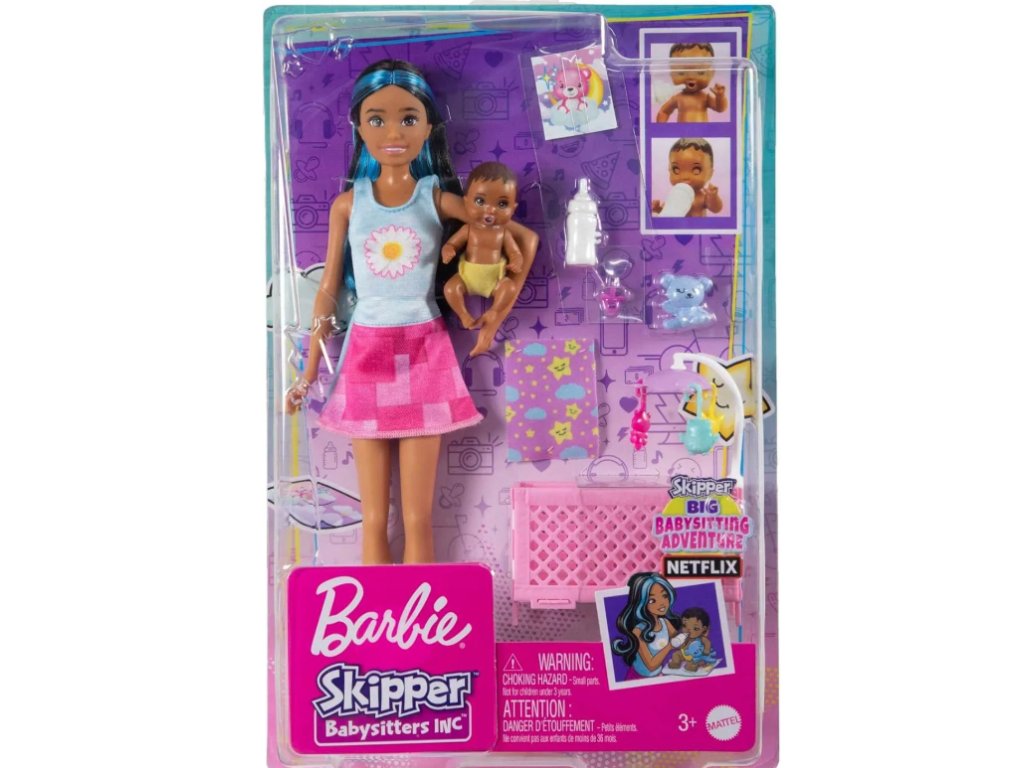 Panenka Barbie Skipper Baby Sitter Nové za 389 Kč