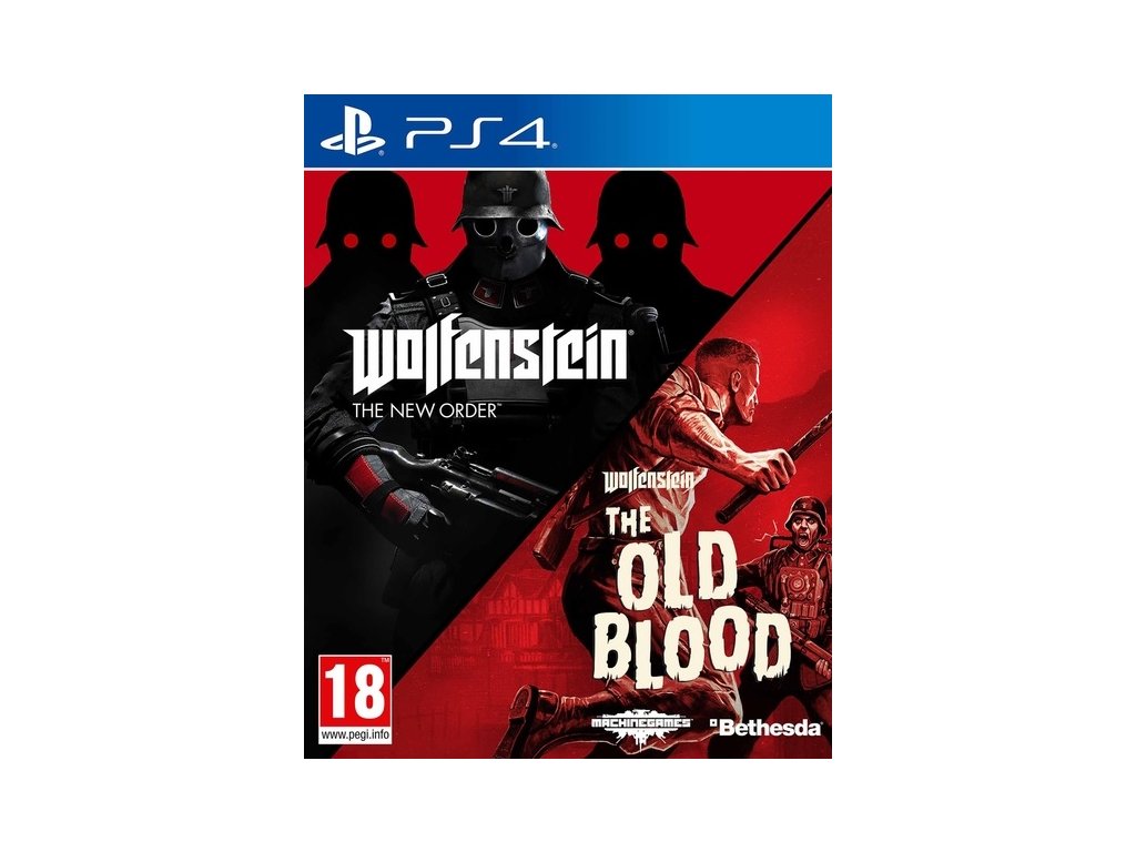 PS4 Wolfenstein The New Order - Wolfenstein The Old Blood Nové - Prokonzole. cz
