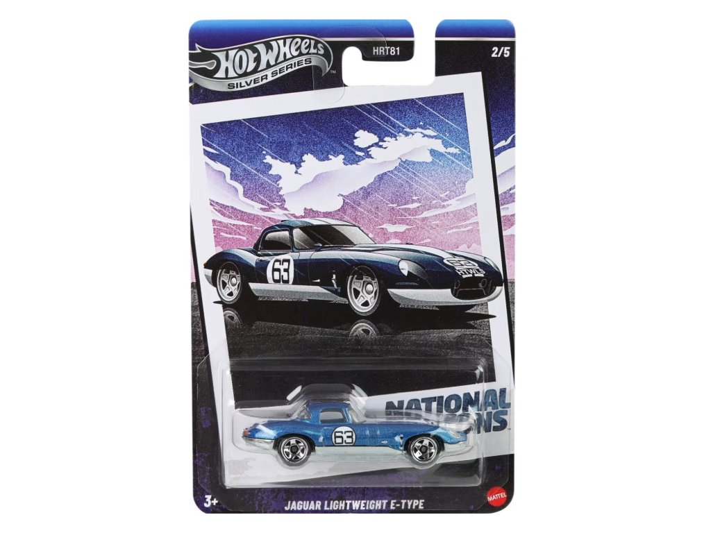 Hot Wheels Silver Series National Icons Jaguar Lightweight E Type
