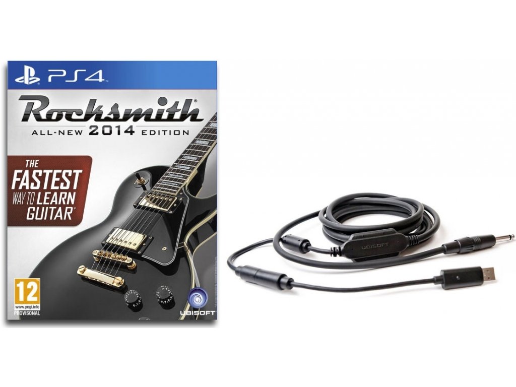 PS4 Rocksmith 2014 Edition + kabel 