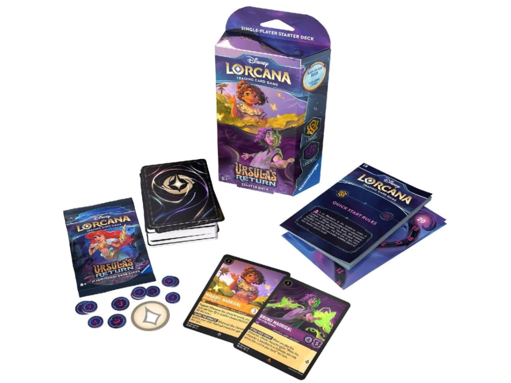 Balíček karet TCG Disney Lorcana Ursulas Return Amethyst and Amber starter