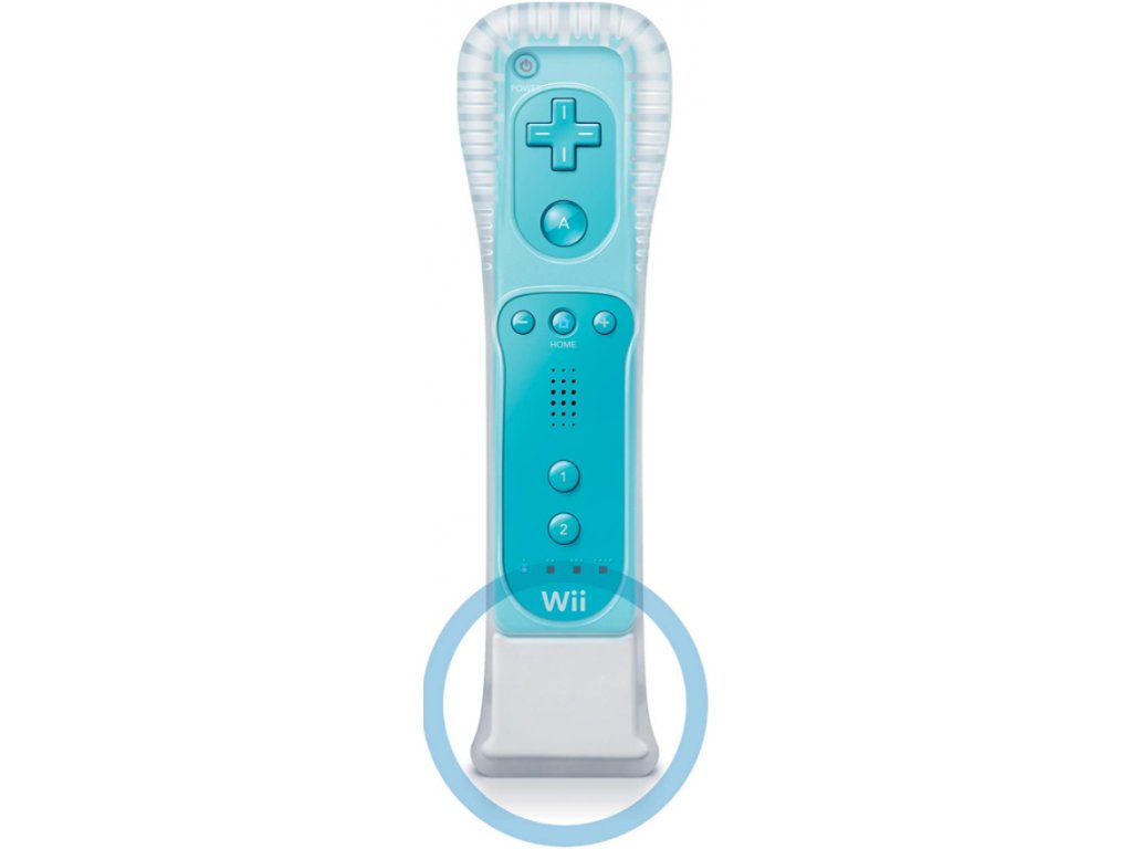 Wii/WiiU Remote Controller Originál Modrý Motion Plus Nové