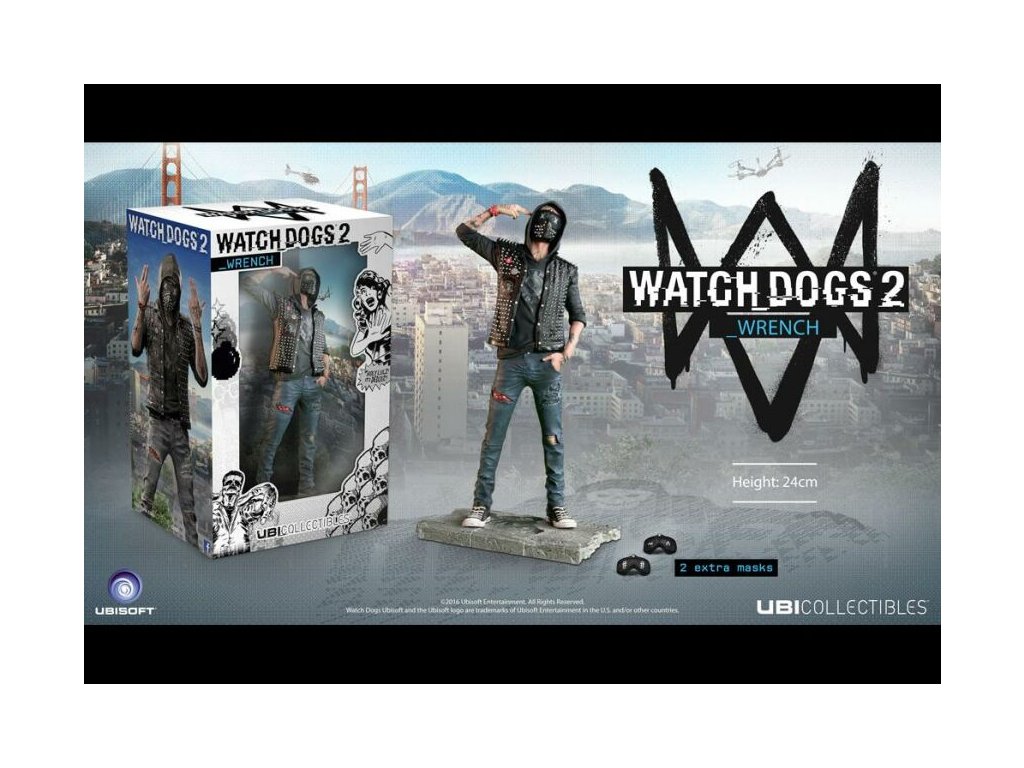 Watch Dogs 2 Wrench フィギュア 約24cm Amazon.co.jp: Watch Dogs 2