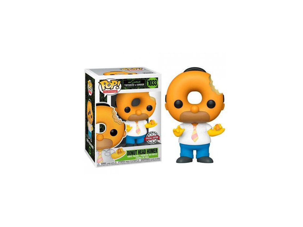 Merch Funko Pop! 1033 Simpsons Donut Head Homer Exclusive Nové -  Prokonzole.cz