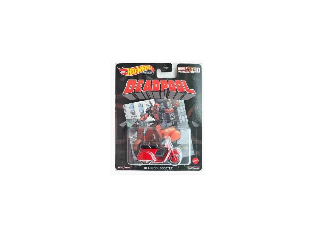 Toys Hot Wheels Premium Deadpool Scooter Nové Prokonzole.cz