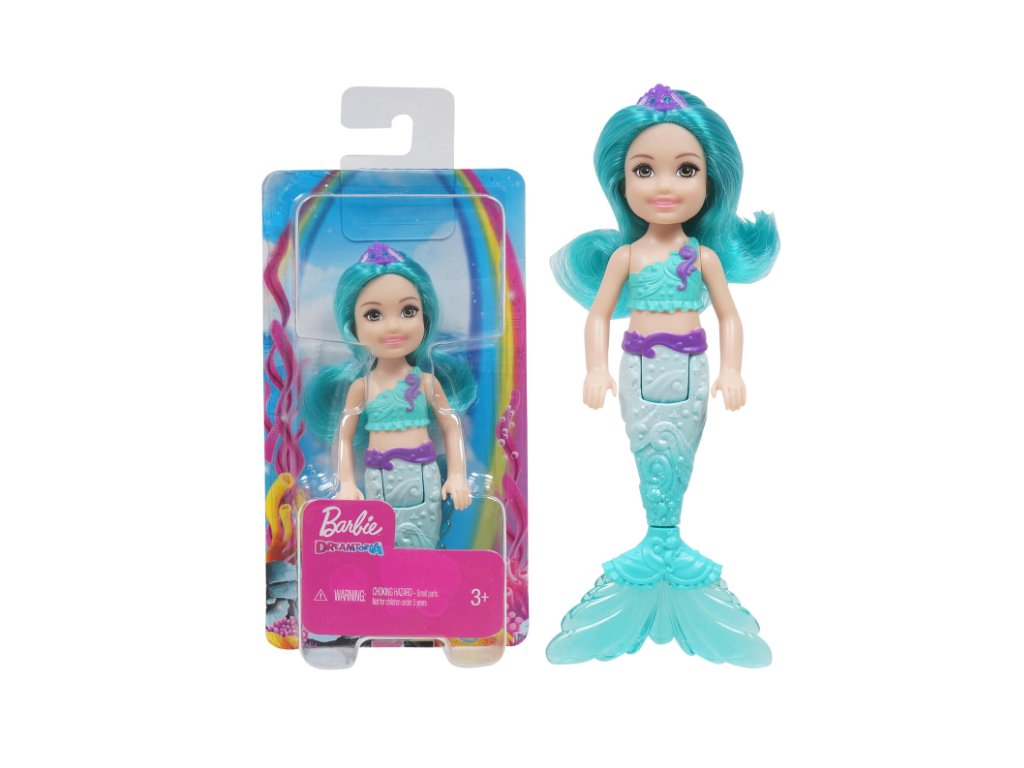Barbie Dreamtopia Mermaid Doll, Blue Hair - wide 5