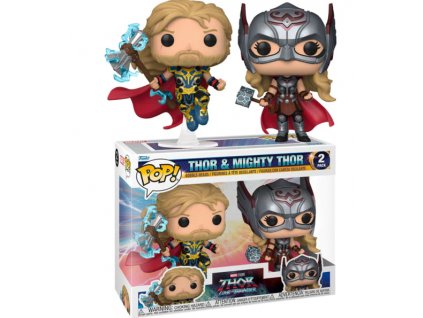 Merch Funko Pop! Thor and Mighty Thor Love and Thunder 2 pack