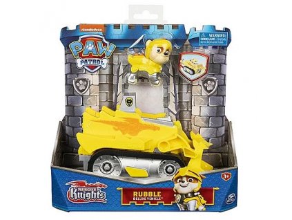 Toys Paw Patrol Rescue Knights Rubble Deluxe Themed Vehicle