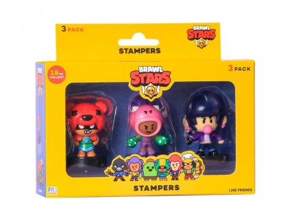 Merch Figurky s razítky Brawl Stars Stampers 3 Pack