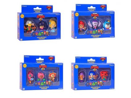 Merch Figurky Brawl Stars Collectible Figures 3 Pack