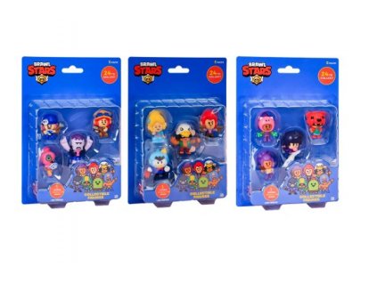 Merch Figurky Brawl Stars Collectible Figures 5 Pack Including 1 Rare Hidden Character Random2